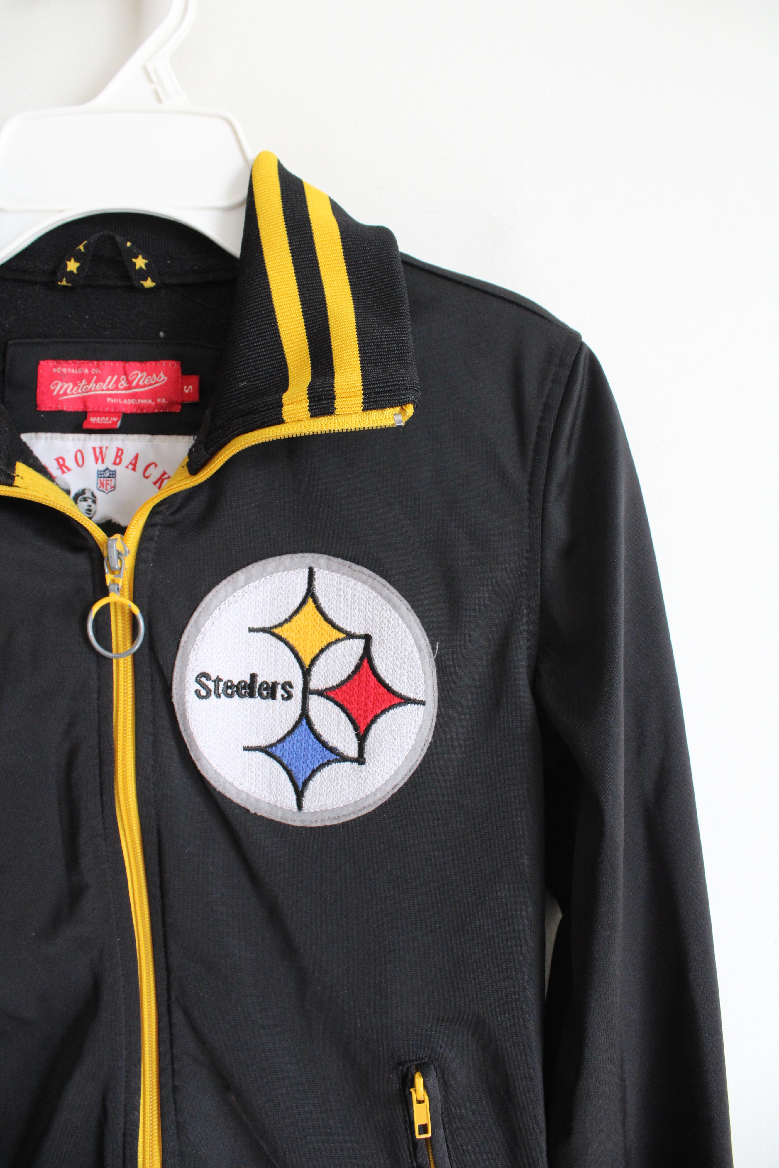 Mitchell & Ness Pittsburgh Steelers Track Jacket  | Youth S (8)