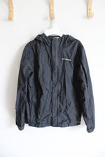 Columbia Black Windbreaker Jacket | Youth M (10/12)