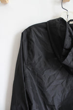 Justice Black & White Zipper Windbreaker Jacket | Youth 10