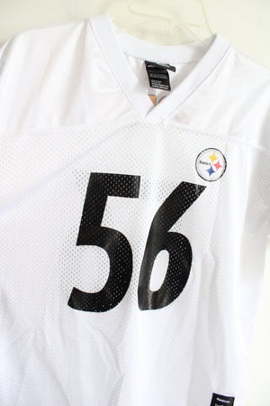 Reebok NFL Team Apparel #56 Woodley Pittsburgh Steelers Jersey | Youth XL (18/20)