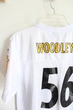 Reebok NFL Team Apparel #56 Woodley Pittsburgh Steelers Jersey | Youth XL (18/20)