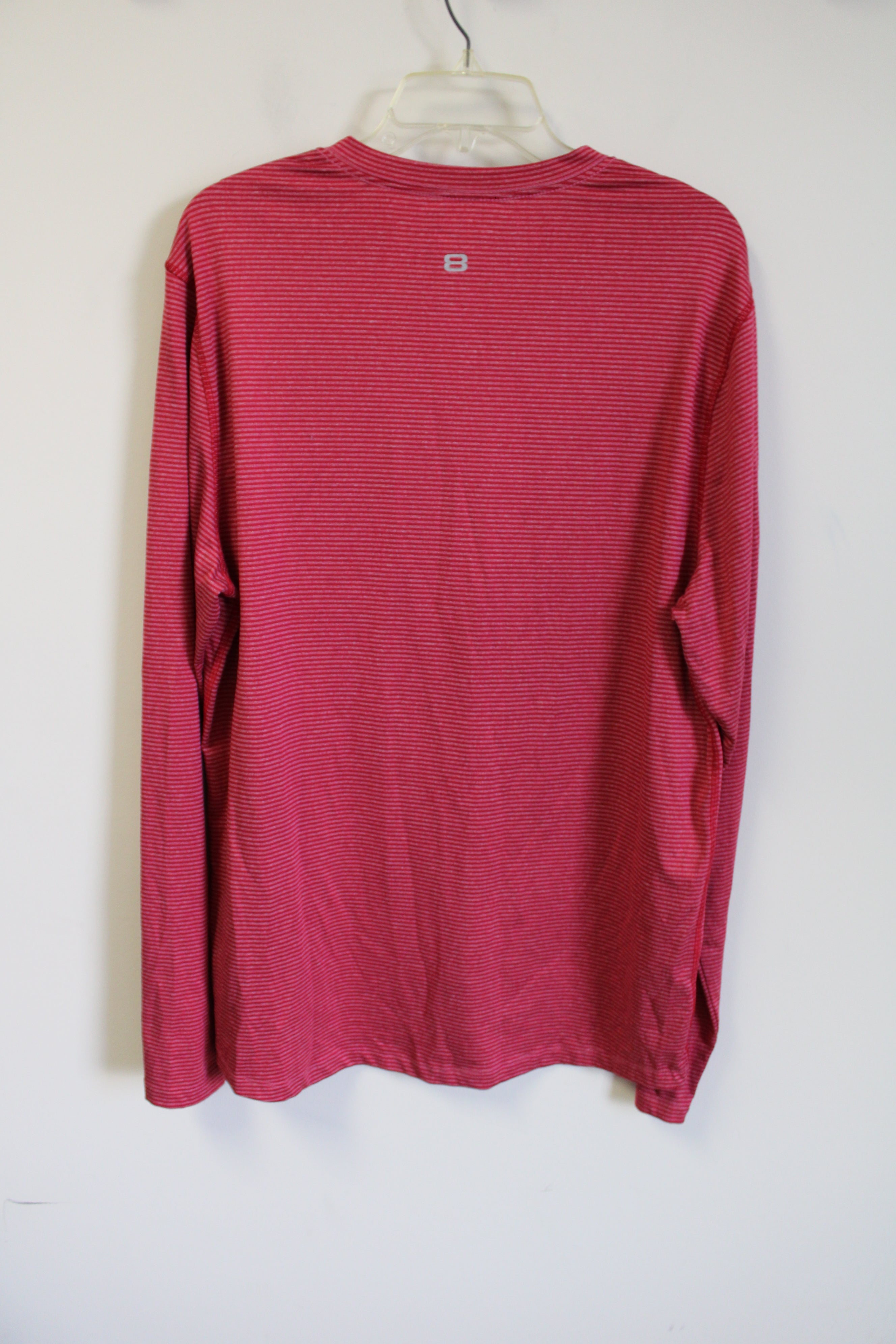 Layer 8 Red Pink Long Sleeved Shirt | L