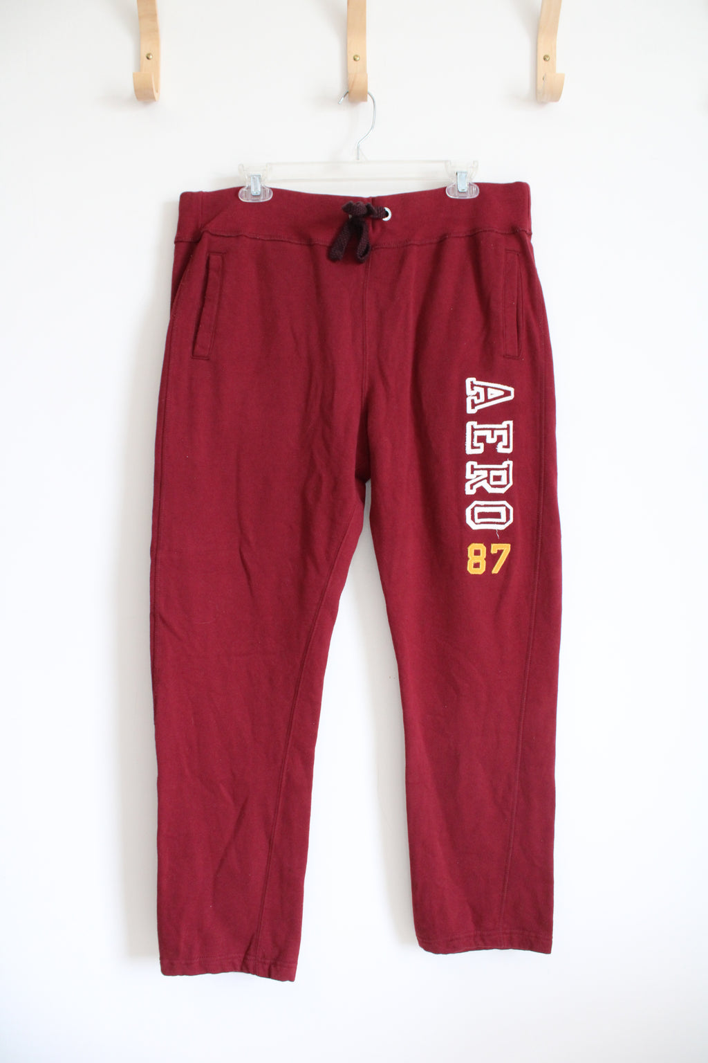 Aeropostale Maroon Sweatpants | L