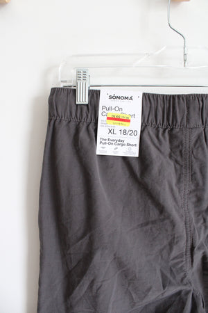 NEW Sonoma Gray Cargo Shorts | Youth XL (18/20)