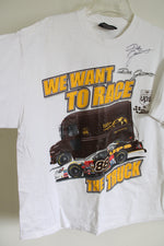 Vintage Chase Authentics Autographed Dale Jarret UPS Tee | L