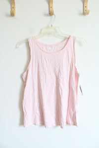 NEW Old Navy Light Pink Cotton Tank Top | L
