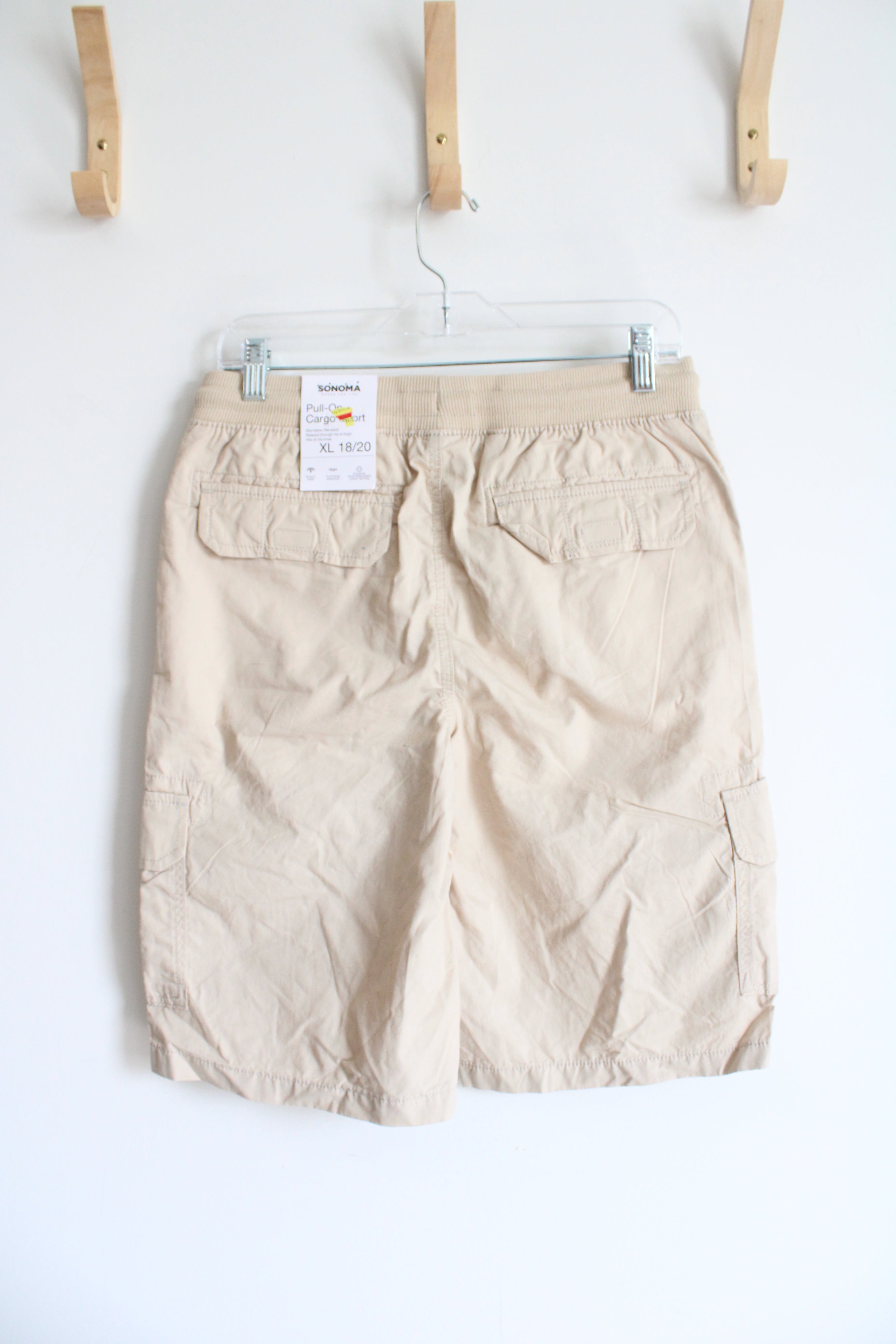 NEW Sonoma Khaki Cargo Shorts | Youth XL (18/20)