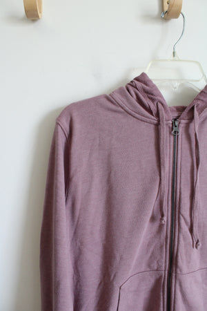 Sonoma Mauve Soft Full Zip Jacket | L