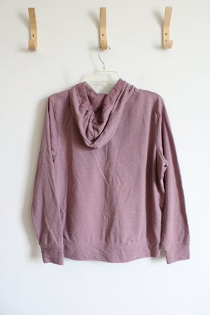 Sonoma Mauve Soft Full Zip Jacket | L