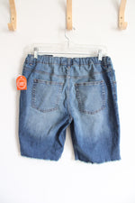 NEW Wonder Nation Straight Husky Distressed Jean Shorts | Youth 16