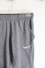 Nike Dri-Fit Gray Sweatpants | Youth M (10/12)