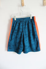 Under Armour Blue & Orange Athletic Shorts | Youth S (8)