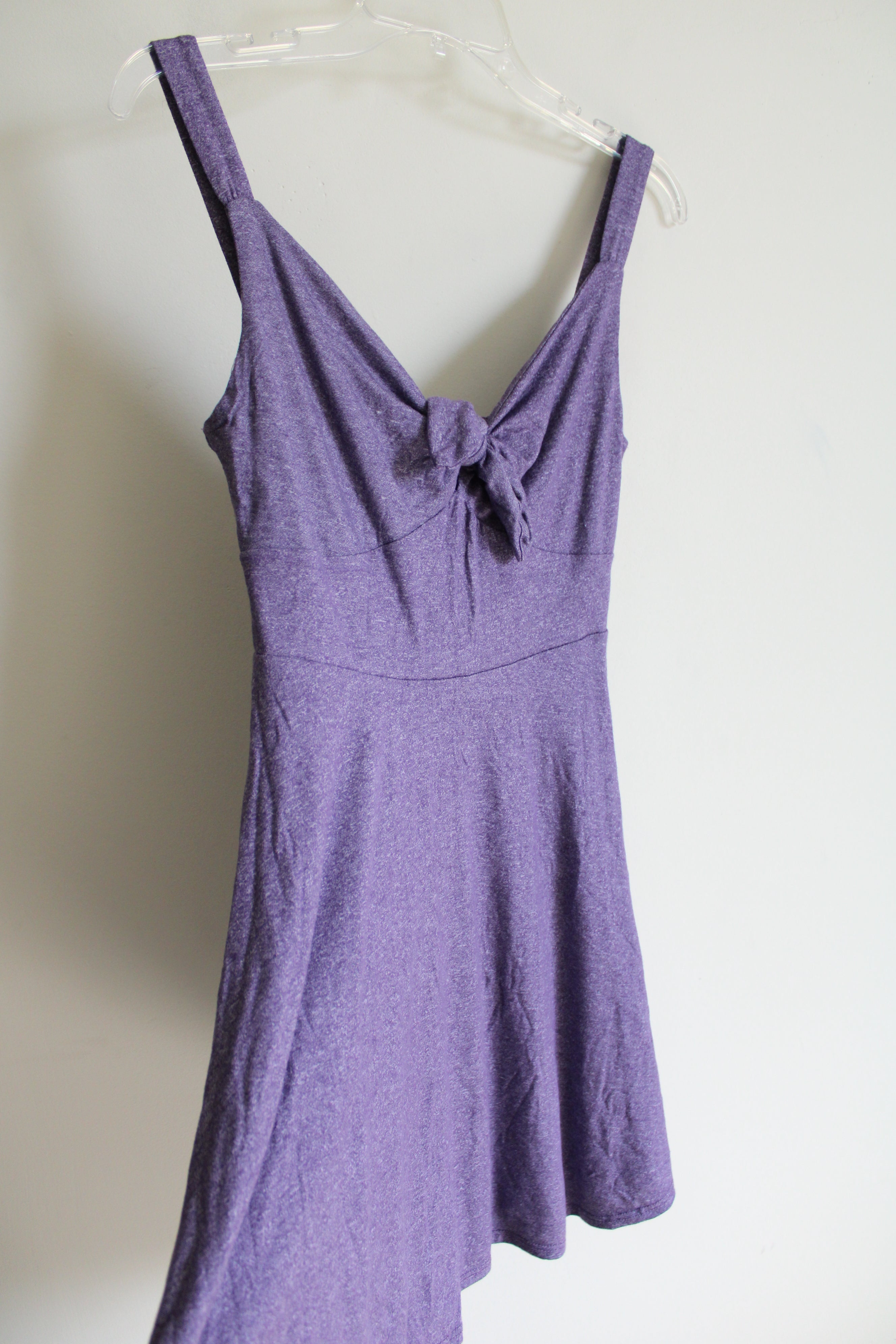 Alya Purple Bow Front Dress