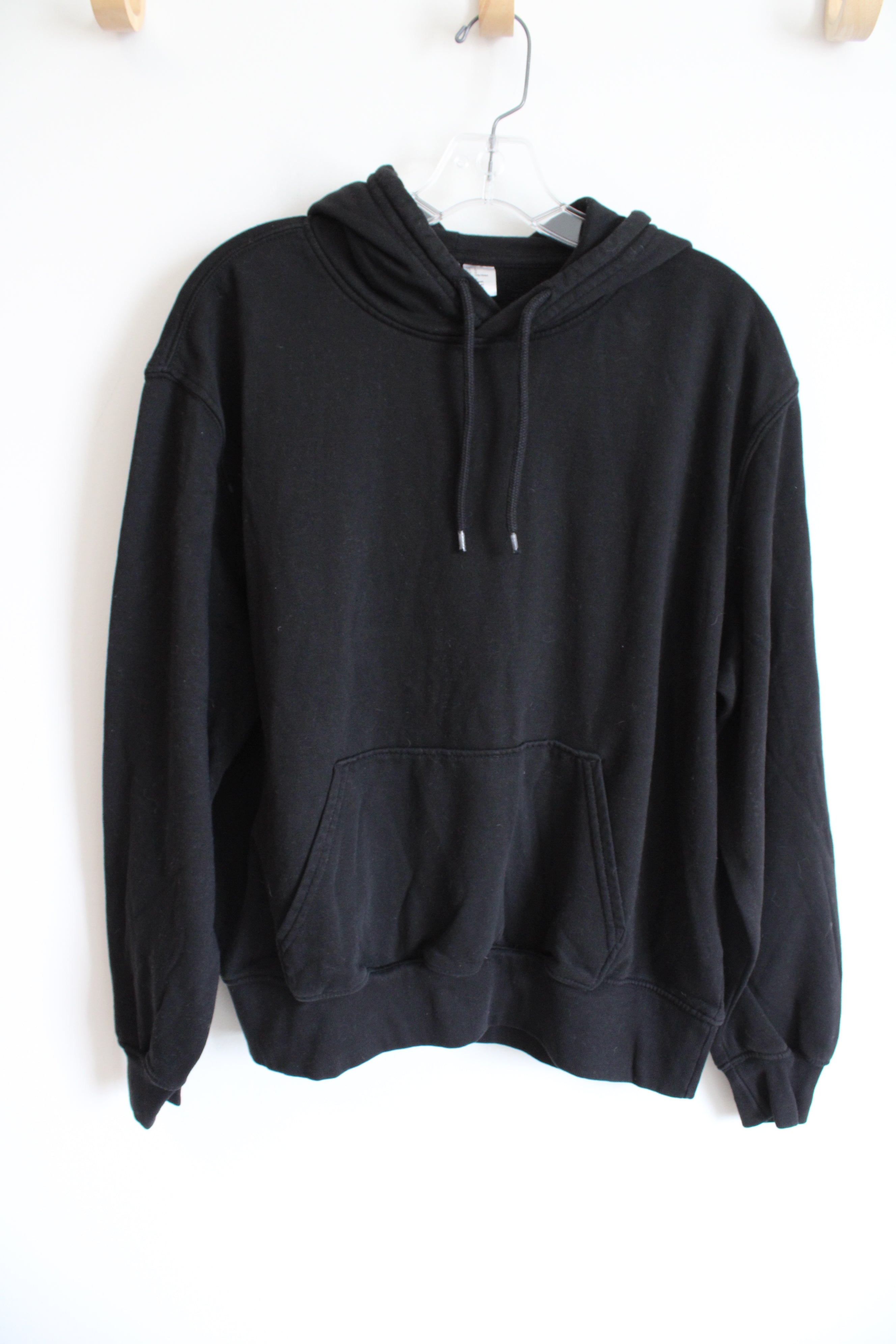 Divided H&M Basic Black Hoodie | L