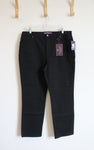 NEW Gloria Vanderbilt Classic Rise Tapered Leg Black Amanda Jeans | 16P