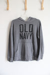 Old Navy Gray & Black Hoodie | Youth XL (14/16)