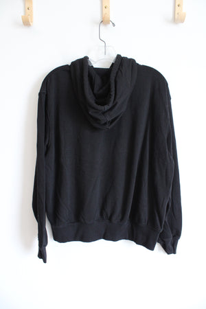 Divided H&M Basic Black Hoodie | L