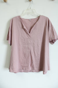 Uniqlo Dusty Pink Top | L