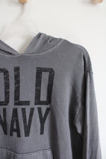 Old Navy Gray & Black Hoodie | Youth XL (14/16)