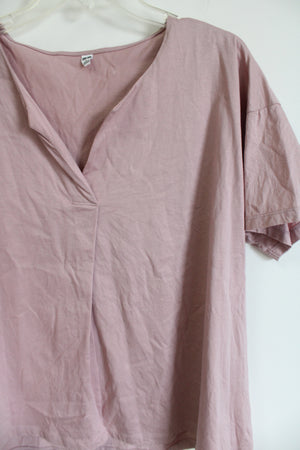 Uniqlo Dusty Pink Top | L