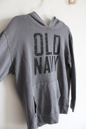 Old Navy Gray & Black Hoodie | Youth XL (14/16)