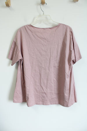 Uniqlo Dusty Pink Top | L