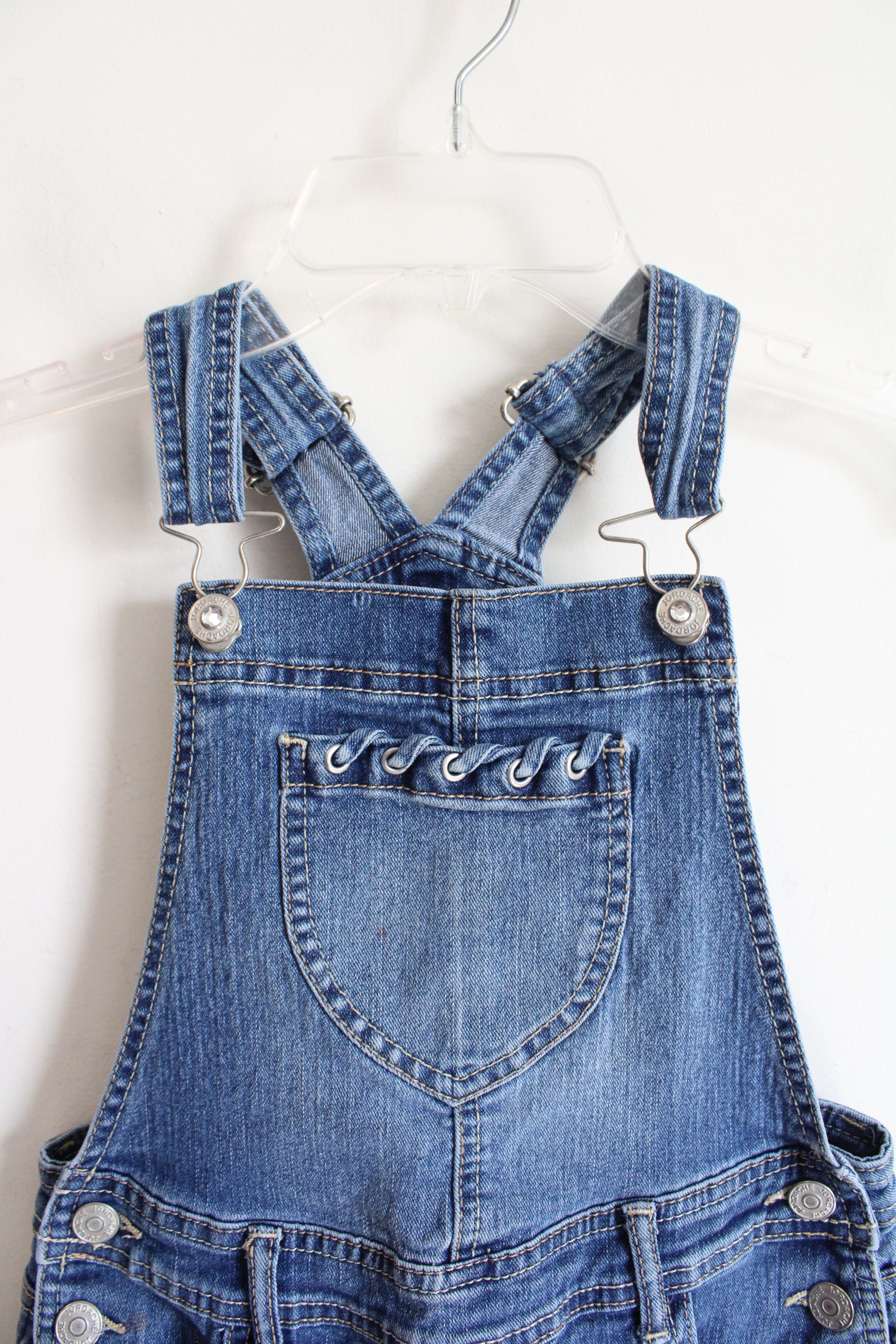 Jordache Denim Short Overalls | Youth L (10/12)