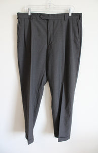 Lands' End Traditional Fit Dark Gray Dress Pants | 36X30