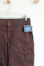 NEW Lee Modern Motion Easy Fit Brown Capri Pants | 6