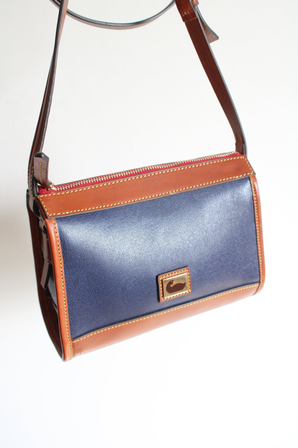 Dooney & Bourke Saffiano Zip Crossbody Blue Purse