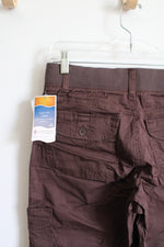 NEW Lee Modern Motion Easy Fit Brown Capri Pants | 6