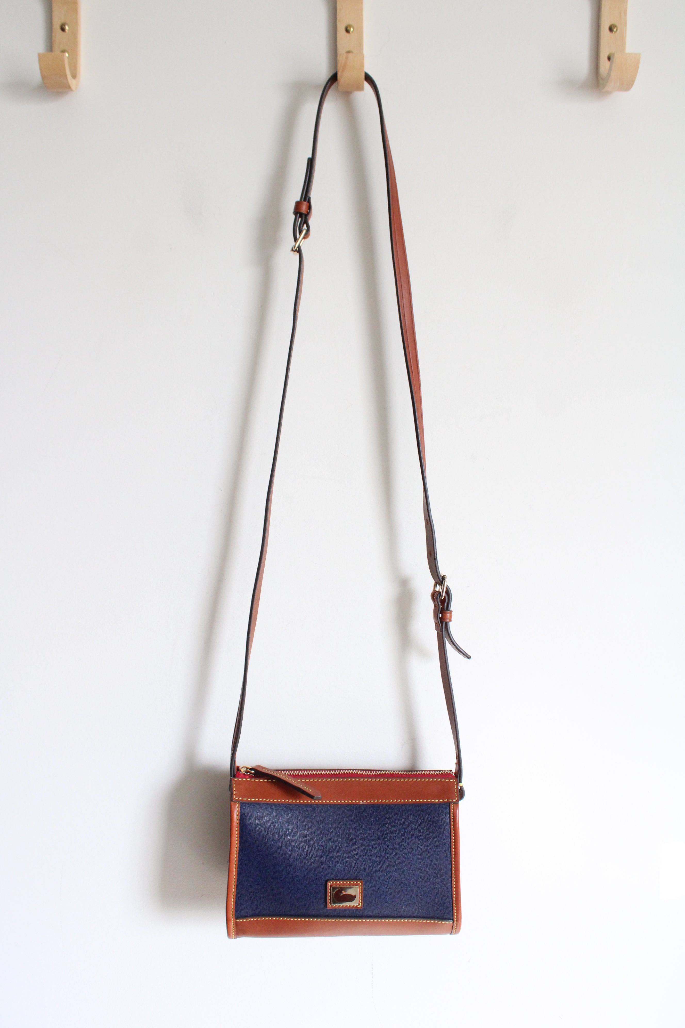 Dooney & Bourke Saffiano Zip Crossbody Blue Purse