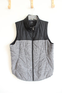 The North Face Black & Gray Vest | XL