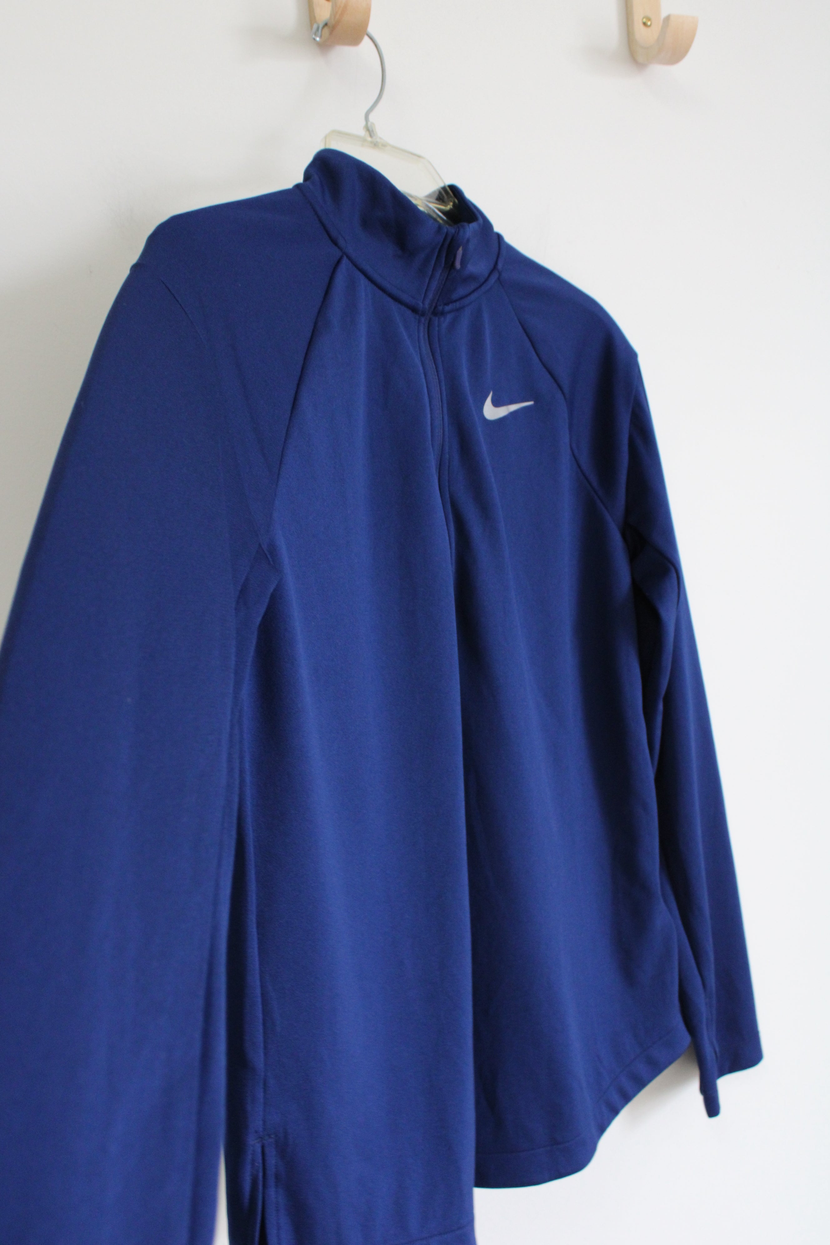 Nike Dri-Fit Blue 1/4 Zip Pullover Top | Youth XL (18/20)