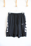 Nike Black & White Athletic Shorts | L