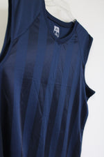 Athletech Dark Navy Blue Striped Stank | XL