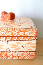 Temp-tations Old World 3QT Orange Bow Lid Casserole Dish | 8X8"