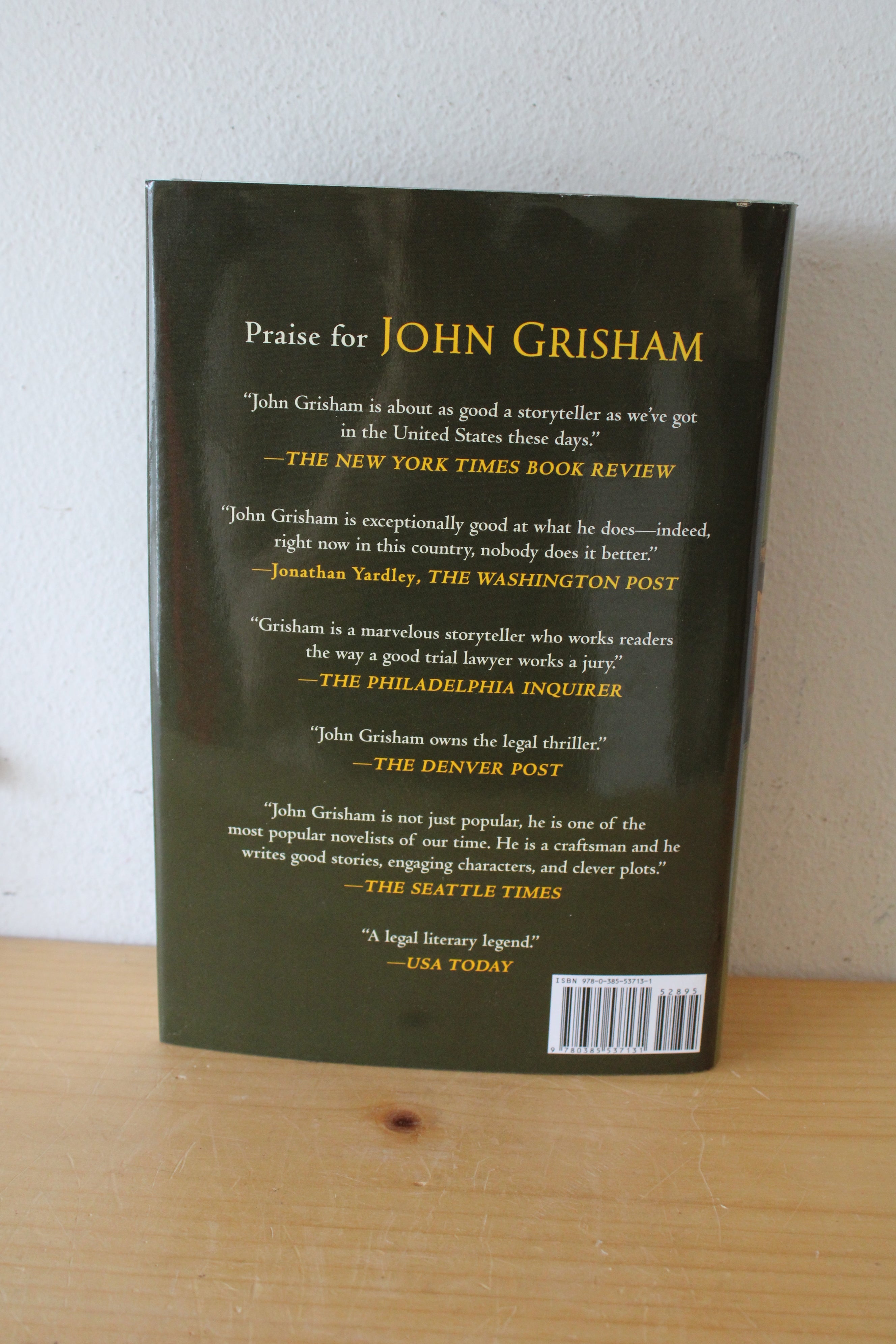 Signed First Edition Copy Of Sycamore Row By John Grisham