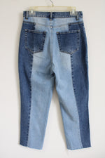 Pacsun High Rise Straight Two-Tone Jeans | 28"