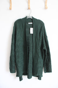 NEW Sonoma Supersoft Dark Green Cardigan | XL