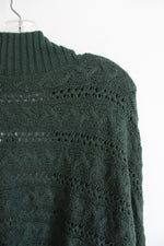 NEW Sonoma Supersoft Dark Green Cardigan | XL