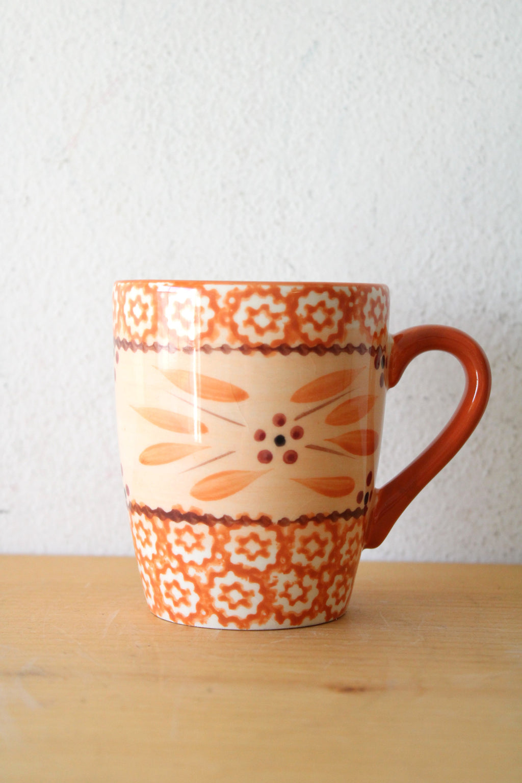 Temp-Tations Old World Orange Ceramic 11 Oz. Mug