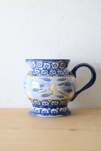 Temp-Tations Old World Blue Floral Creamer Pourer