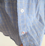 Nautica Regular Fit Blue Plaid Button Down Shirt | XL