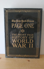 Easton Press Leather Bound The New York Times Page One: The Front Page History Of World War II