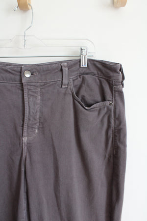 NYDJ Gray Straight Marilyn Pants | 16W