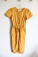 Old Navy Yellow Khaki Jumpsuit | Youth L (10/12)