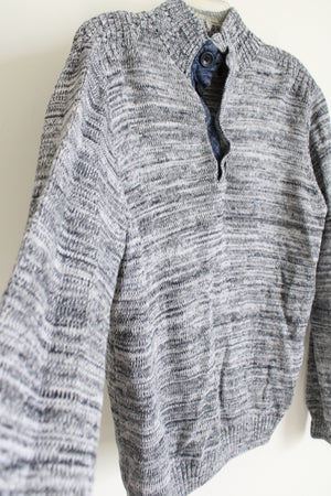 Knit Pullover Gray Shirt | M