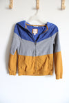 Cat & Jack Color Blocked Zip Up Jacket | 8/10