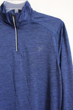 Old Navy Active Go-Dry Quarter Zip Blue Pullover | S